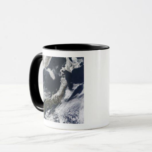 Satelliet uitzicht Japan Mok (Voorkant links)