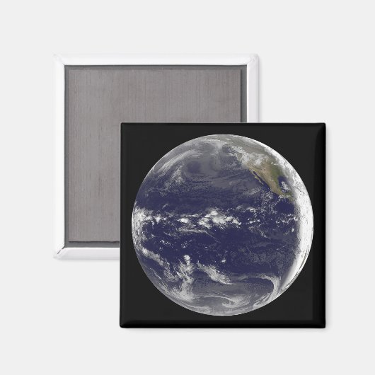 Satelliet-uitzicht van de aarde magneet (Voorkant / Achterkant)