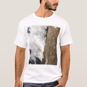 Satelliet-uitzicht van de Andes-bergen T-shirt