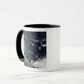 Satelliet-uitzicht van de Bahama-eilanden Mok (Voorkant links)