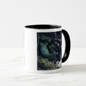 Satelliet-uitzicht van de Bahama-eilanden Mok (Voorkant rechts)