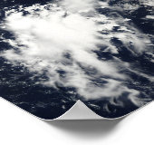 Satelliet-uitzicht van de Golf van Mexico 2 Poster (Hoek)