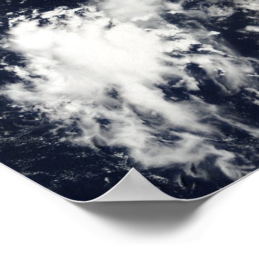 Satelliet-uitzicht van de Golf van Mexico 2 Poster (Hoek)