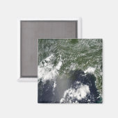 Satelliet-uitzicht van de Golf van Mexico Magneet (Voorkant / Achterkant)