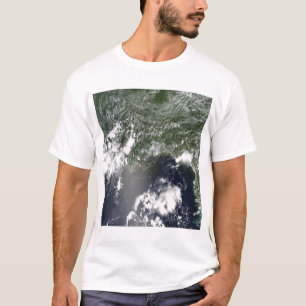 Satelliet-uitzicht van de Golf van Mexico T-shirt