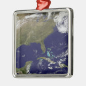 Satelliet-uitzicht van de oostkust van de Verenigd Metalen Ornament (Links)