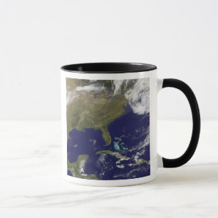 Satelliet-uitzicht van de oostkust van de Verenigd Mok
