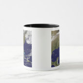 Satelliet-uitzicht van de oostkust van de Verenigd Mok (Midden)