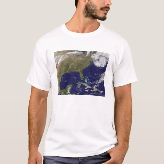 Satelliet-uitzicht van de oostkust van de Verenigd T-shirt (Voorkant)