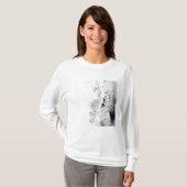 Satelliet-uitzicht van de oostkust van Greenlan T-shirt (Voorkant volledig)