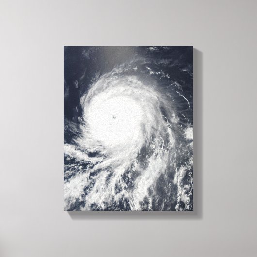 Satelliet-uitzicht van de orkaan Celia Canvas Afdruk (Voorkant)