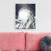 Satelliet-uitzicht van de orkaan Celia Canvas Afdruk (Insitu (Woonkamer))