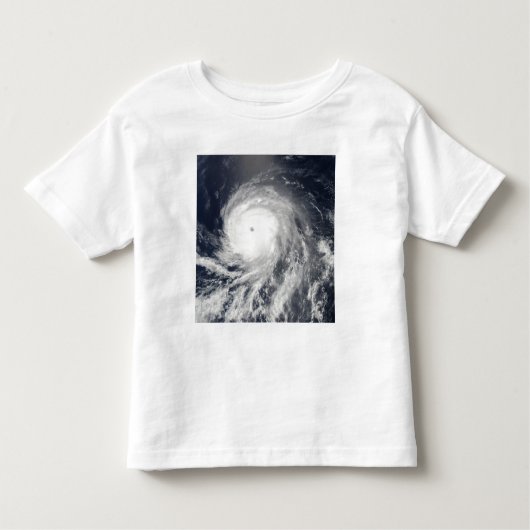 Satelliet-uitzicht van de orkaan Celia Kinder Shirts (Voorkant)