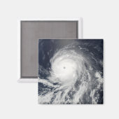 Satelliet-uitzicht van de orkaan Celia Magneet (Voorkant / Achterkant)