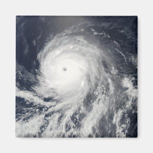 Satelliet-uitzicht van de orkaan Celia Magneet