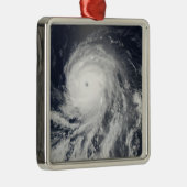 Satelliet-uitzicht van de orkaan Celia Metalen Ornament (Rechts)