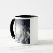 Satelliet-uitzicht van de orkaan Celia Mok (Voorkant links)