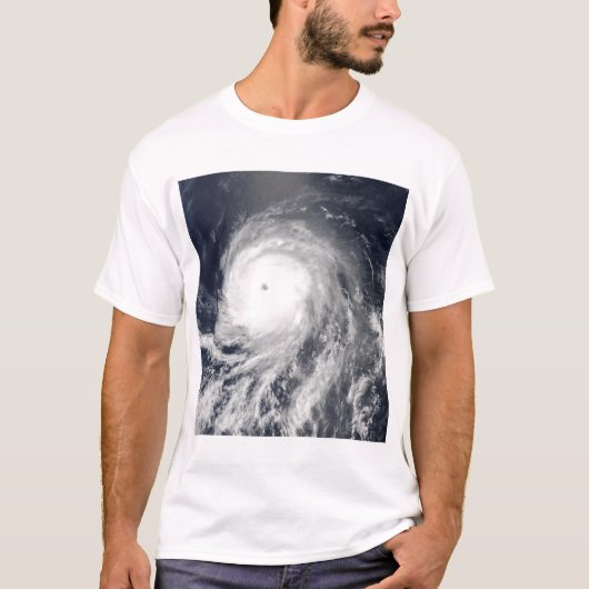 Satelliet-uitzicht van de orkaan Celia T-shirt (Voorkant)