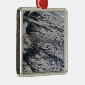 Satelliet uitzicht van een aspluim 3 metalen ornament (Rechts)