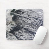 Satelliet uitzicht van een aspluim 3 muismat (Met muis)