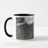 Satelliet uitzicht van een aspluim 4 mok (Links)