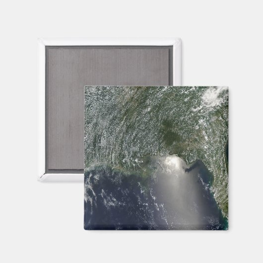 Satelliet-uitzicht van een olieramp magneet (Voorkant / Achterkant)