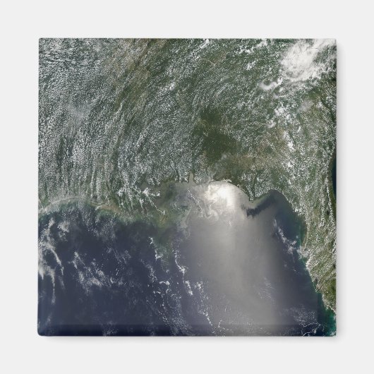 Satelliet-uitzicht van een olieramp magneet (Voorkant)