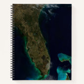 Satelliet Uitzicht van Florida. Notitieboek (Voorkant)