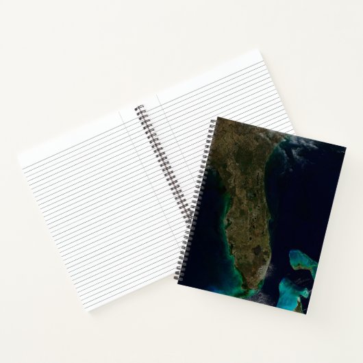 Satelliet Uitzicht van Florida. Notitieboek (Binnen)