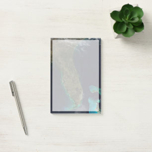 Satelliet Uitzicht van Florida. Post-it® Notes