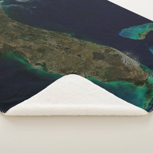 Satelliet Uitzicht van Florida. Sherpa Deken (3/4)