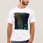 Satelliet Uitzicht van Florida. T-shirt (Voorkant)