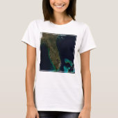 Satelliet Uitzicht van Florida. T-shirt (Voorkant)
