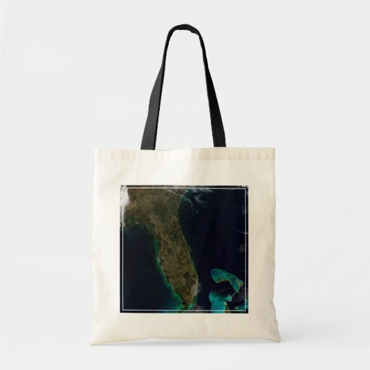 Satelliet Uitzicht van Florida. Tote Bag (Voorkant)
