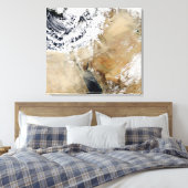 Satelliet-uitzicht van het oostelijk deel van de M Canvas Afdruk (Insitu (Slaapkamer))