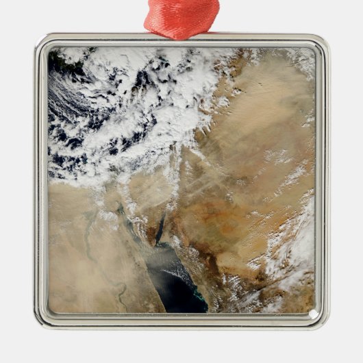 Satelliet-uitzicht van het oostelijk deel van de M Metalen Ornament (Voorkant)