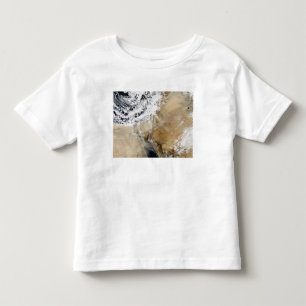 Satelliet-uitzicht van het oostelijke Middellandse Kinder Shirts