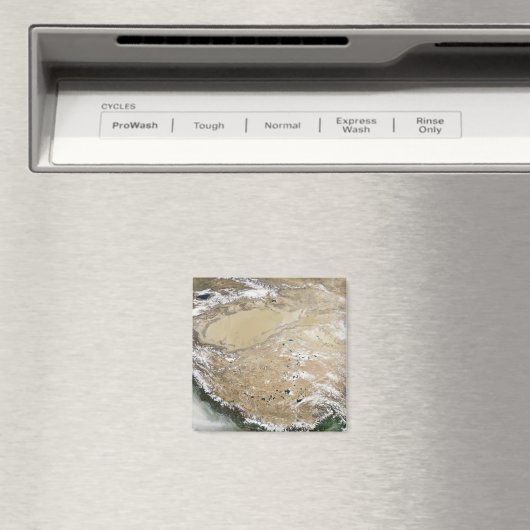 Satelliet-uitzicht van het Tibetaanse Plateau Magneet (Insitu (Vaatwasser))