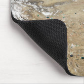 Satelliet-uitzicht van het Tibetaanse Plateau Muismat (Hoek)