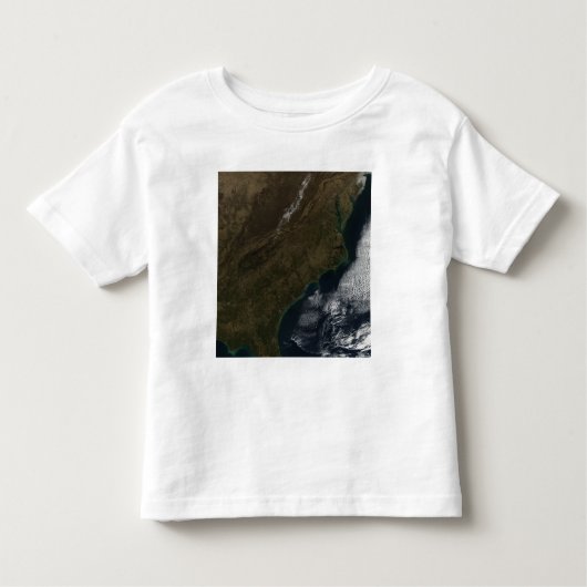Satelliet-uitzicht van het zuidoosten van de Veren Kinder Shirts (Voorkant)