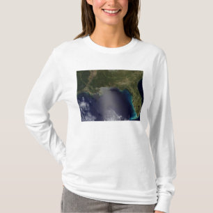 Satelliet uitzicht van het Zuidoosten van de Veren T-shirt
