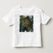 Satelliet-uitzicht van Indochina Kinder Shirts (Voorkant)