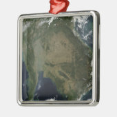 Satelliet-uitzicht van Indochina Metalen Ornament (Links)