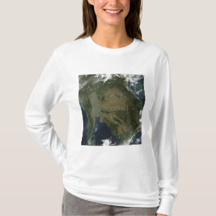 Satelliet-uitzicht van Indochina T-shirt