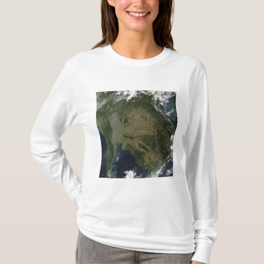 Satelliet-uitzicht van Indochina T-shirt (Voorkant)