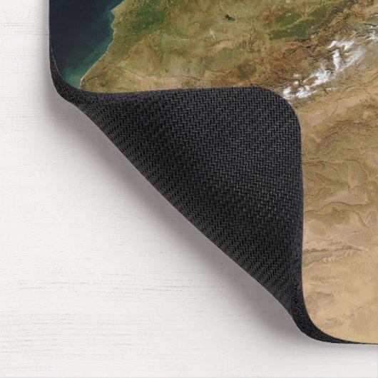 Satelliet-uitzicht van Marokko Muismat (Hoek)