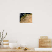 Satelliet-uitzicht van Marokko Poster (Keuken)