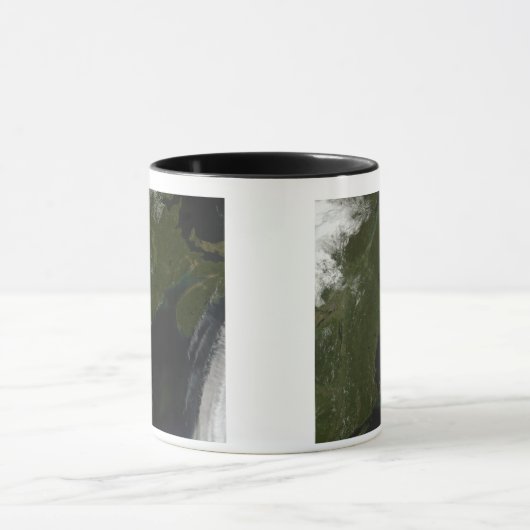 Satelliet uitzicht van New England Mok (Midden)