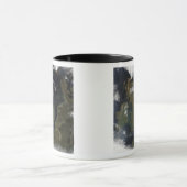 Satelliet-uitzicht van Noord-Europa Mok (Midden)