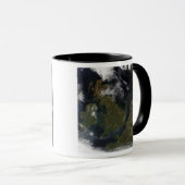 Satelliet-uitzicht van Noord-Europa Mok (Voorkant rechts)